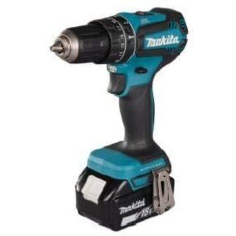 Makita Taladro atornillador de impacto inalámbrico DHP485RFE 2 x 3,0 Ah/18 V