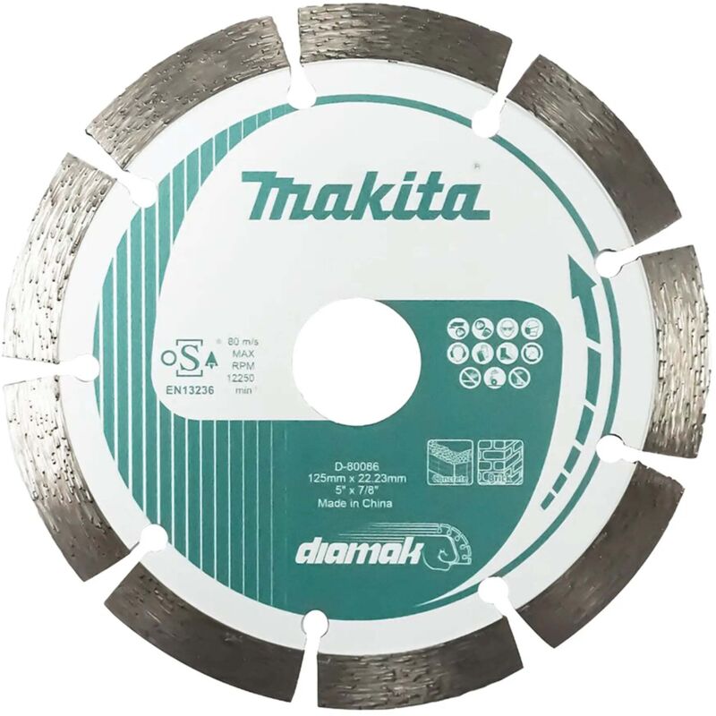 Makita Tarcza Diamentowa 125x22,23mm Segmento na Sucho Beton, Ceg a...