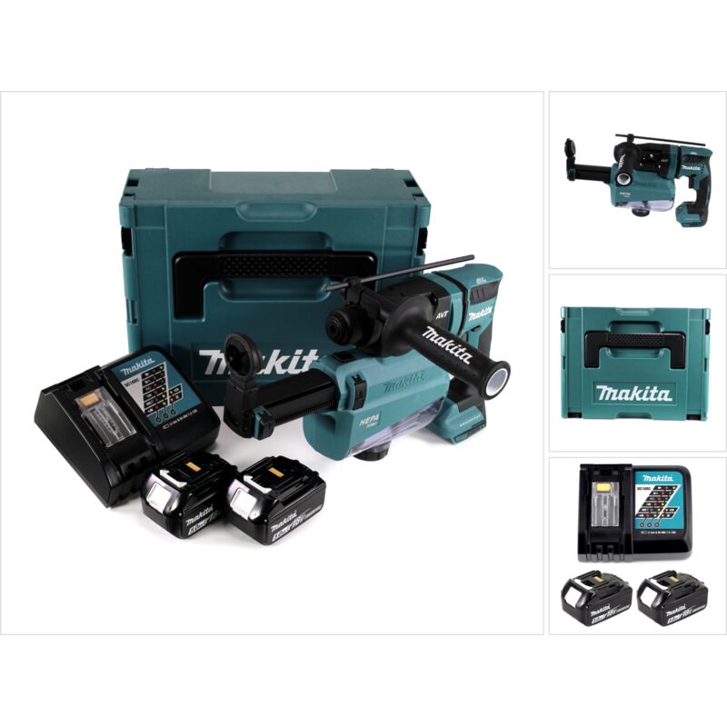 Makita - Martello rotante a batteria lxt 18 v - sds-plus - 18 mm - 1,7 j