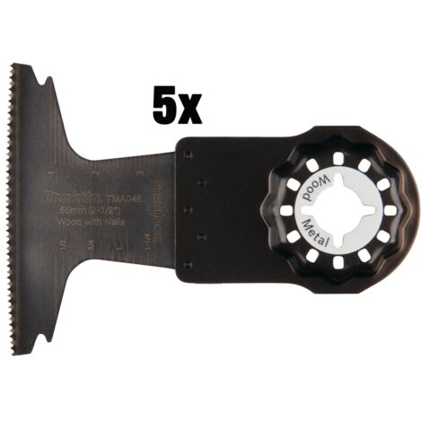 Makita Tauchsägeblatt-Set, 5 Stk., TMA048, 65x40 mm, 1,3 mm