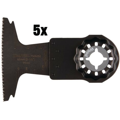 Makita Tauchsägeblatt-Set, 5 Stk., TMA052, 65x40 mm, 1,3 mm