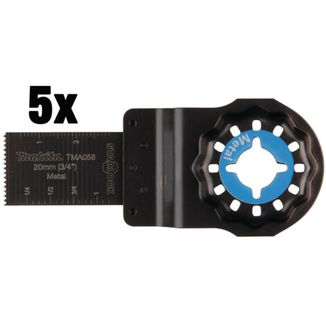 Makita Tauchsägeblatt-Set, 5 Stk., TMA058, 20x30 mm, 1,3 mm