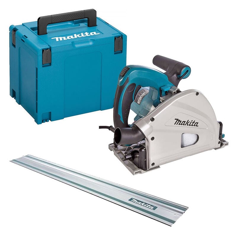 Image of Makita - Tauchsäge - SP6000J1 - 1300 w, 165 mm, mit 1400 mm Führungsschiene, im makpac Koffer