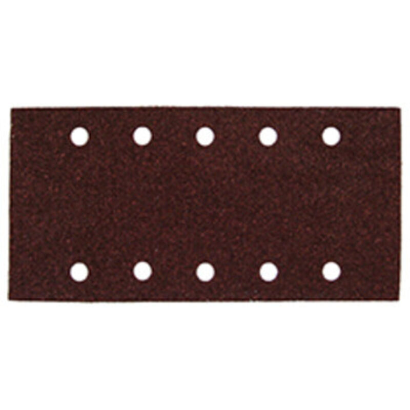 Feuilles de papier de verre perforées avec velcro pour ponceuses - blister 40 grains de 10 pièces