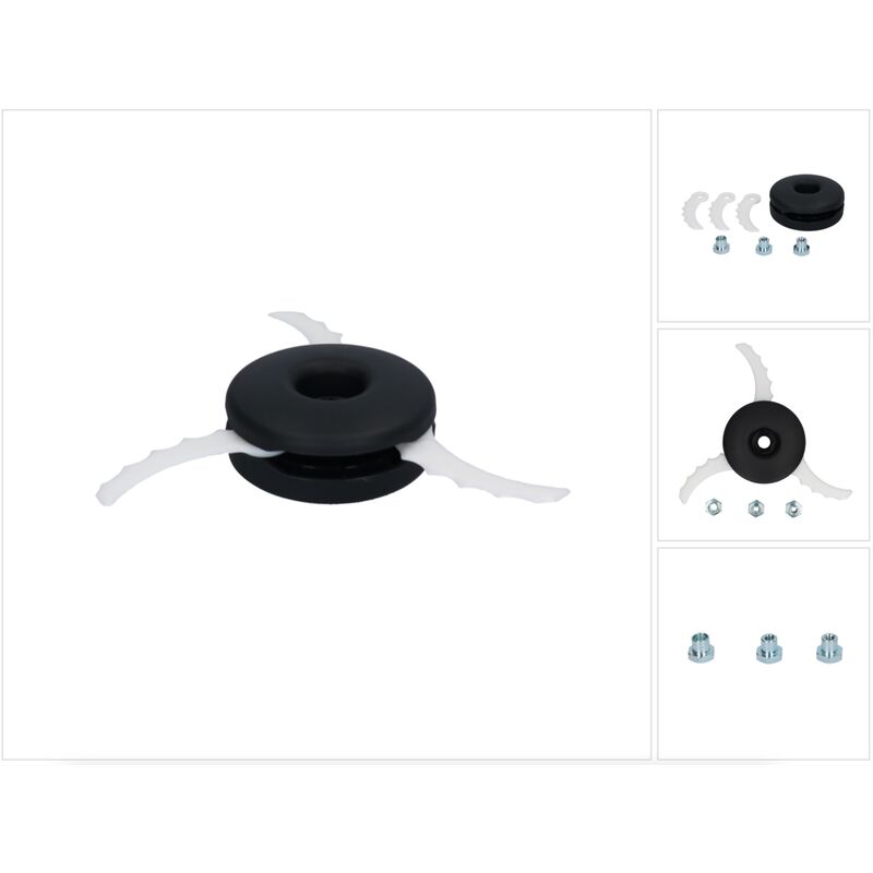 Tête 3 Couteaux courbés synthétiques en plastique (198383-1) - Makita