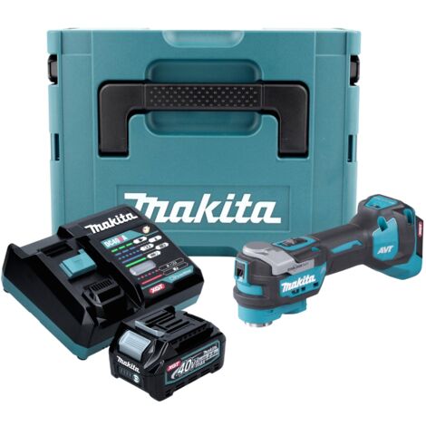 Makita TM 001 GD101 Akku Multifunktionswerkzeug 40 V max. Starlock Max Brushless + 1x Akku 2,5 Ah + Ladegerät + Makpac