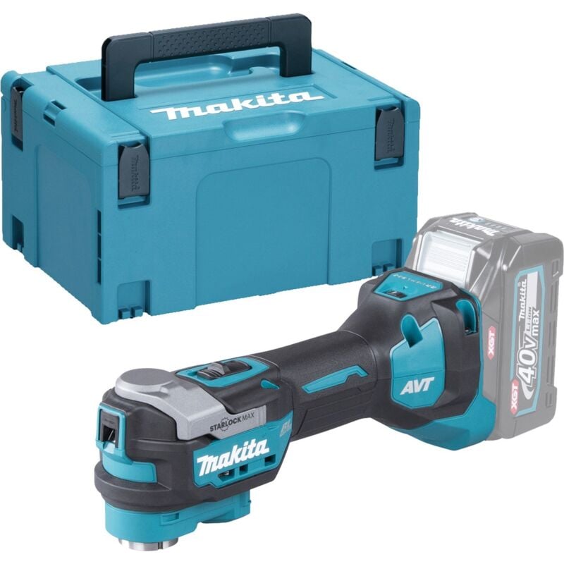 TM001GZ03 Outil multifonctions sans fil 40V max. Solo y compris set de 33 accessoires dans makpac - Makita