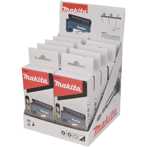Makita Torsion Bitsets im Thekendisplay Impact Premier 11tlg.