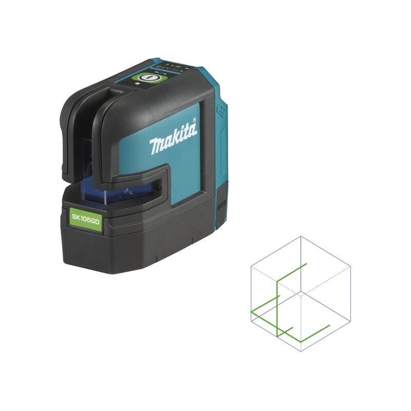 Laser a croce 35 m 12 V CXT ioni di litio MAKITA in borsa - SK105GDZ