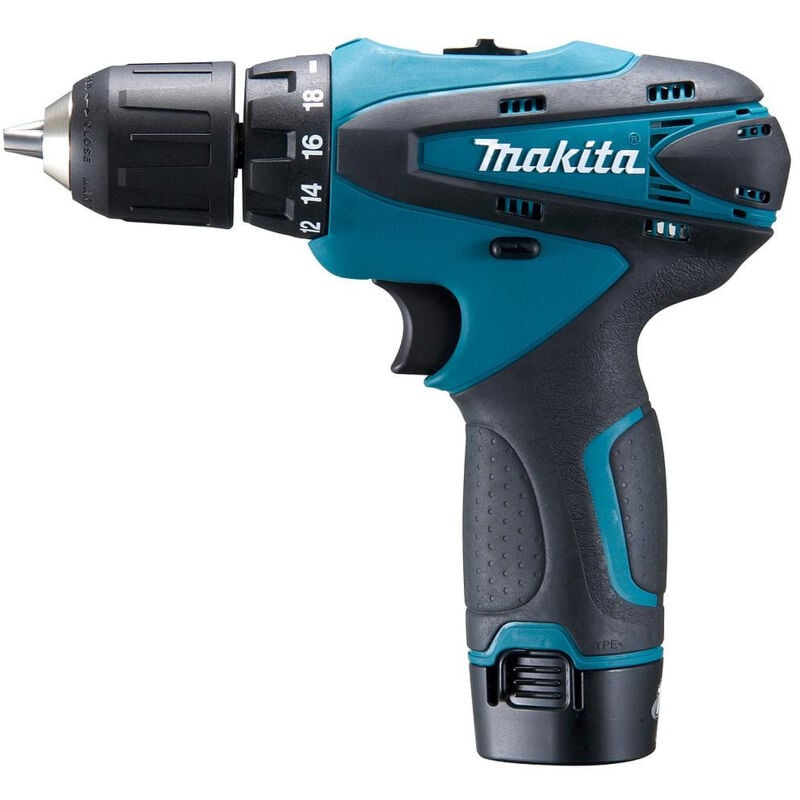 Trapano avvitatore Makita DF330DWE 10,8V Li-ion 2x1,3Ah con custodia