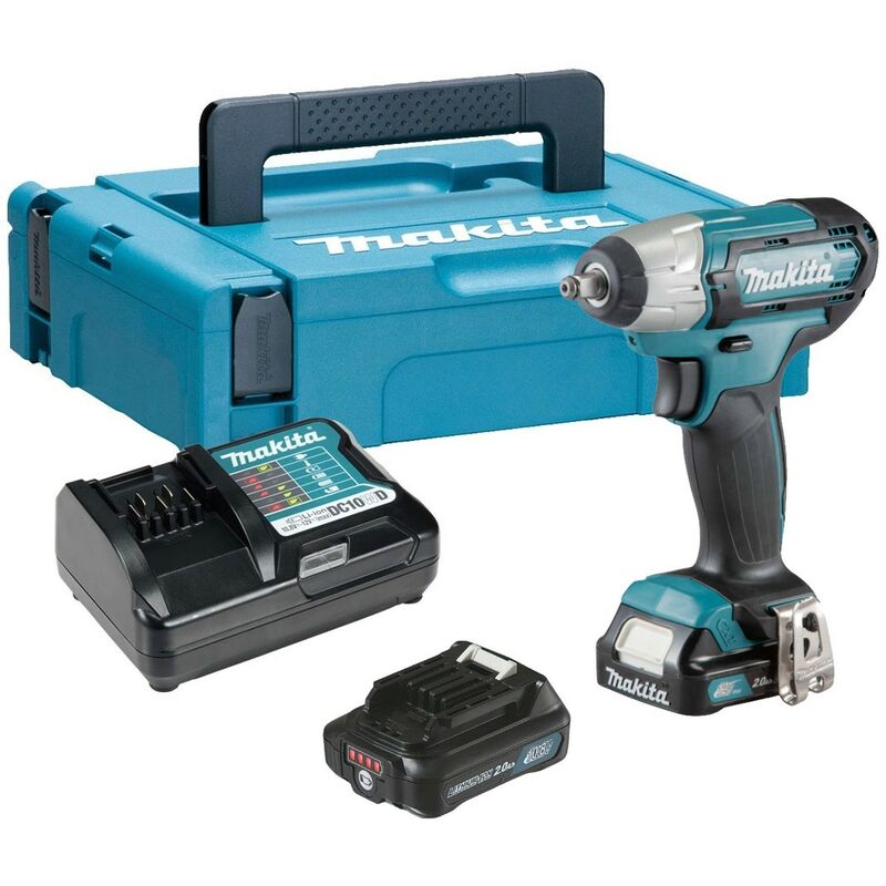 Makita - TW140DWAE 12V Max cxt Lithium Cordless 3/8 Impact Wrench - 2 x 2.0ah