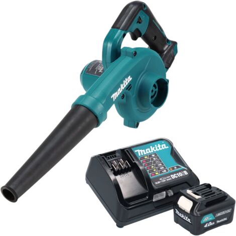 Makita UB 100 DSM1 Akku Gebläse 12 V max. + 1x Akku 4,0 Ah + Ladegerät