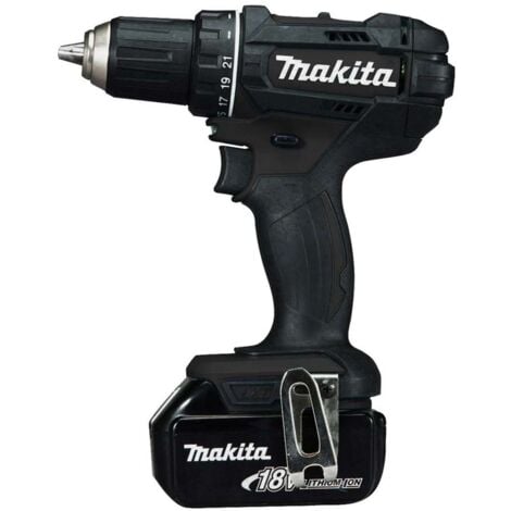 Makita Utensili - Trapano avvitatore a batteria 18V, 2x batterie da 3,0 Ah, caricabatterie DDF482RFEB