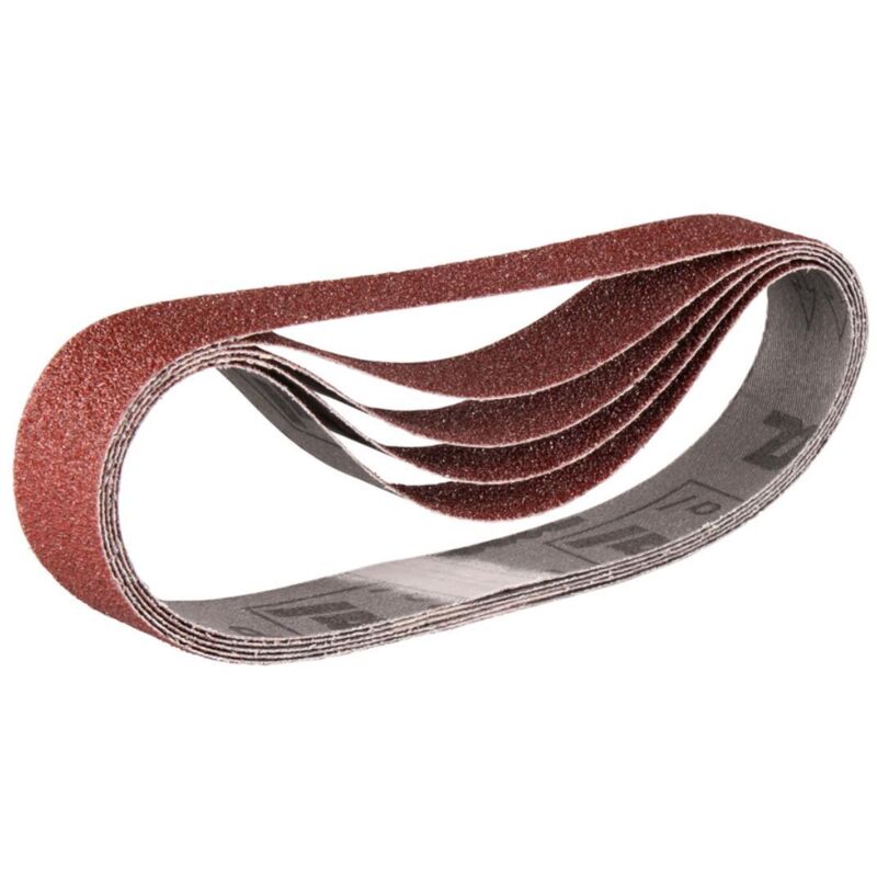 Bande abrasive verre sec 533 x 30 mm gr 80 5 pièces Makita P 01199
