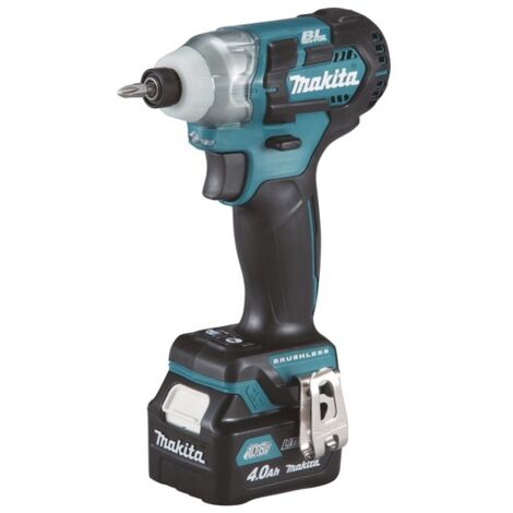 Makita – Visseuse à chocs 10,8V avec 2 batteries 4Ah – Couple 135Nm – Moteur Brushless pour vissage rapide – Coffret de rangement – TD111DSMJ - CHOC 135 NM