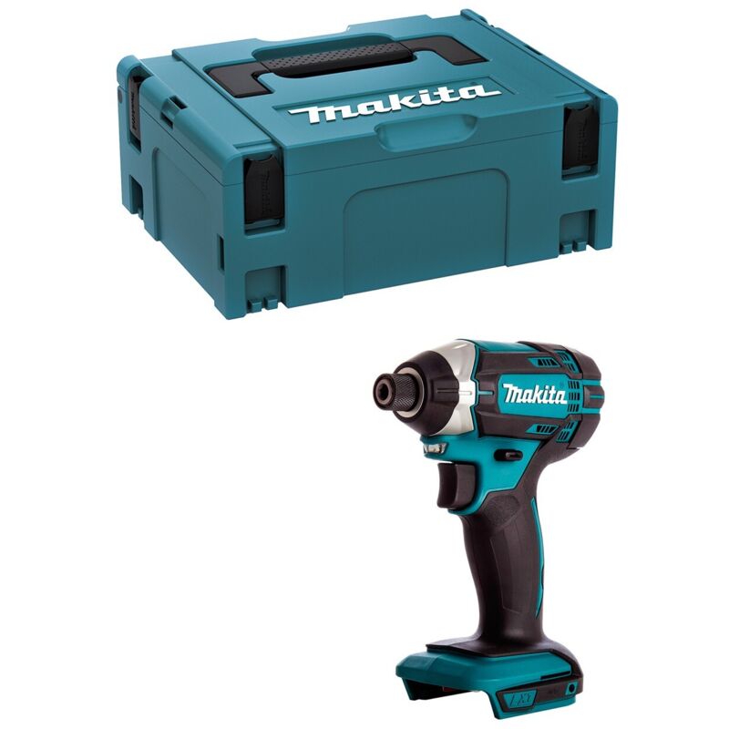 Avvitatore a impulsi Makita 18 v Li-Ion 165 Nm - Batteria e caricabatteria non inclusi - Con valigetta mak-pac - DTD152ZJ