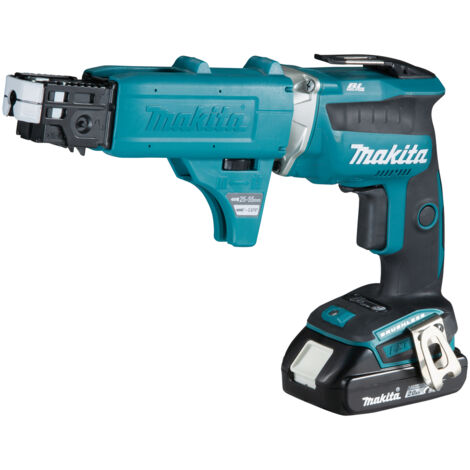 MAKITA Visseuse plaque de plâtre sans fil 18 V DFS452AJX2 / 2x batteries 2,0 Ah dans MAKPAC