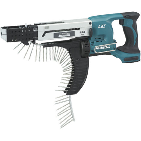 Makita – Visseuse à plaque de plâtre 18V – Vissage rapide avec système d'alimentation automatique – Moteur 4 pôles compact – Long guide-vis 45-75mm