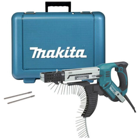 Makita – Visseuse automatique 6844 – 470W – Vitesse 3000 tr/min – Capacité vissage 75 mm – Ergonomie Soft Grip pour usage intensif