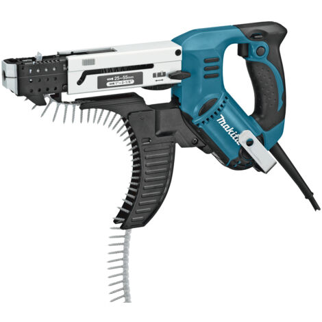 Makita – Visseuse automatique à bande 470W – Vissage rapide 25-55 mm – Poids léger 2,0 kg – Pour plaques de plâtre – Coffret inclus