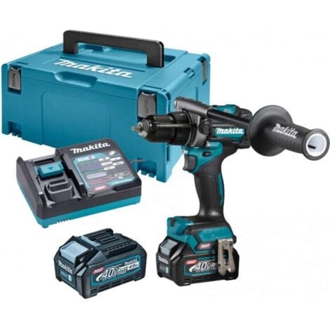 Makita Werkzeug - 40V Akku-Schlagbohrschrauber, 2x 4,0 Ah XGT Akku, Ladegerät HP001GM201