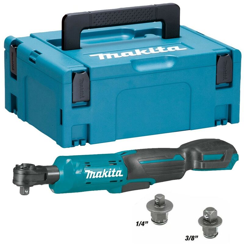 Makita - WR100DZ 12V Max CXT Cordless Ratchet Wrench Angle Bare + Makpac Case