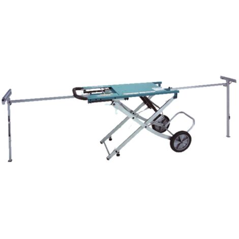 Makita WST01N banco de trabajo para ingletadora Azul, Acero satinado