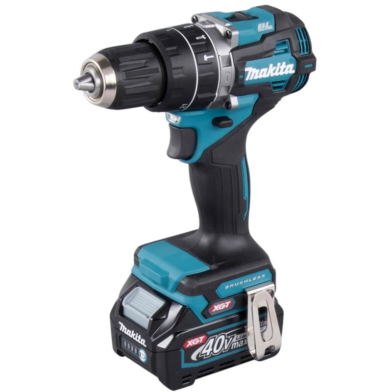 Trapano a percussione a batteria Makita xgt 40 v max - 64 Nm - 13 mm - 2.200 giri/min.