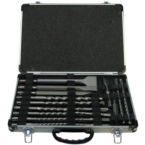 Makita Zubehör - 17-teiliges Set SDS Plus Bohrer und Meißel D-19180