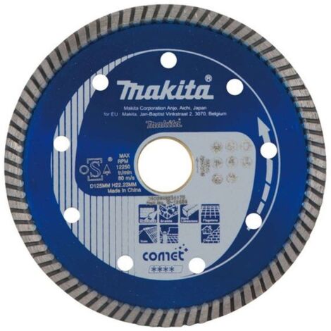 Makita Zubehör - Diamanttrennscheibe für harte Materialien 125x22,2 mm B-12996