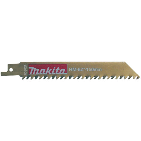 Makita Zubehör - Reciprosägeblatt 6 TPI, Länge 150 mm P-05044