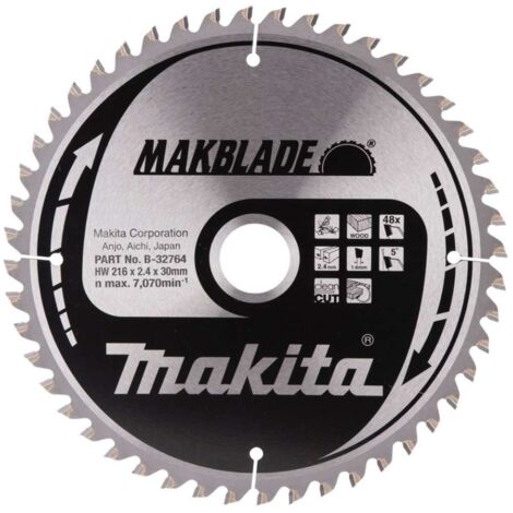 Makita Zubehör - Sägeblatt Holz, 216x30 mm, 48 Zähne B-32764
