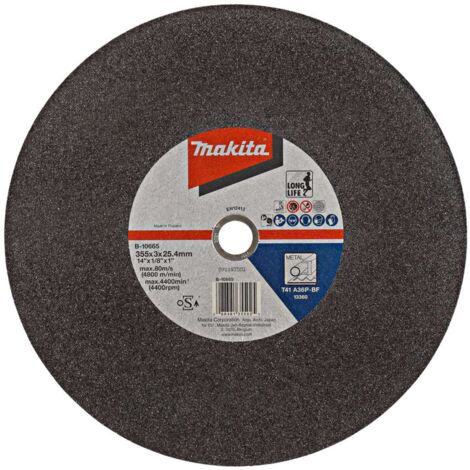Makita Zubehör - Trennscheibe Metall 355x24,4 mm, 5 Stück B-10665-5