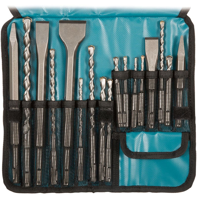 Image of Zubehör - 17-teiliges sds Plus Bohrer- und Meißelset D-53073 - Makita