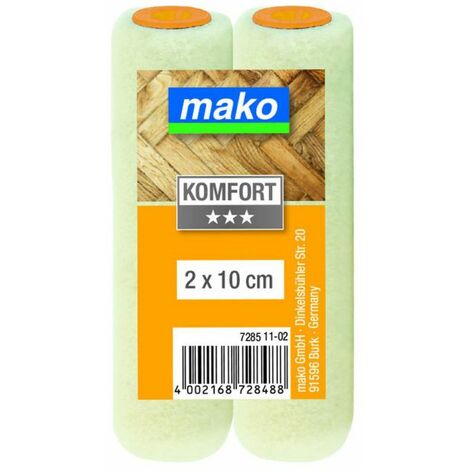 mako Lack-Versiegelungs-Ersatzwalze Velour KOMFORT 10cm - 728511-02