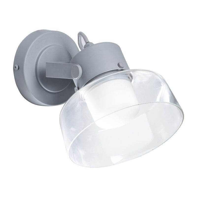 

MAKO Spot salle de bain LED - L 16 x H 15 cm - Gris anhracite - anthracite