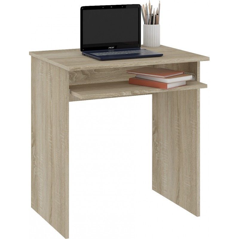 Malawi Bureau Informatique Compacte 68x74x51 Cm Support Coulissant Clavier Design Moderne Table Ordinateur Portable Sonoma Sonoma Ako Biurko Star Wolnostojace Sonoma