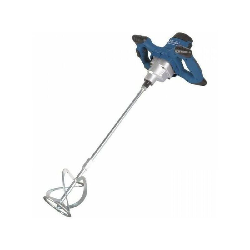 Scheppach - Malaxeur de mortier et peinture PM1200 - 1200 w - 2 turbines - Vitesse variable