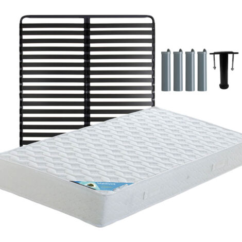 MALDIVES - Pack Matelas + Titanium 22 160x200cm + Pieds