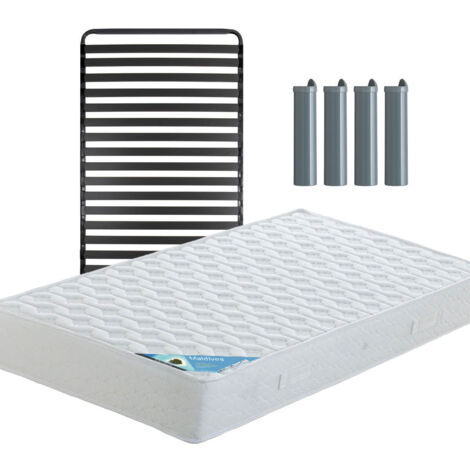 MALDIVES - Pack Matelas + Titanium 22 90x190cm + Pieds