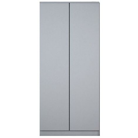 IQGB Maldon Modern 2 Door Wardrobe - Matt Grey