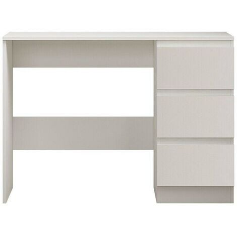 IQGB Maldon Modern 3 Drawer Dressing Table - Matt White