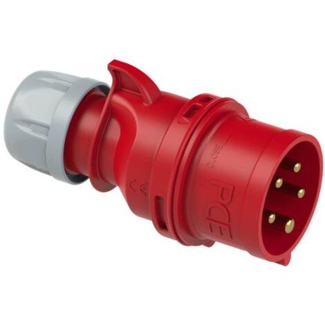 Mâle CEE 16 A 5 pôles PCE 015-6 400 V rouge 1 pc(s) X96570