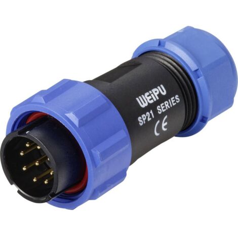 mâle, droit pôles IP68 Weipu SP2110 / P 9 II D28699