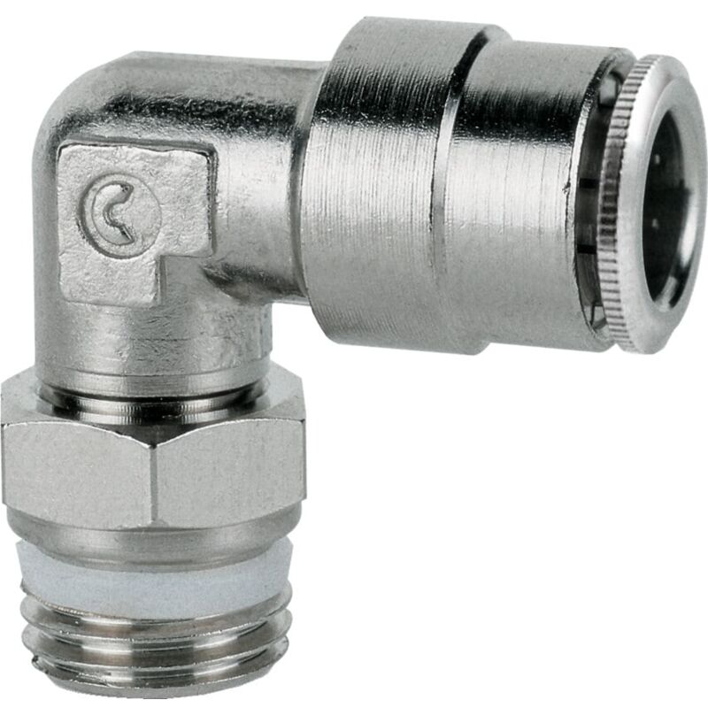 S6520 10-1/4 Male Stud Swivel Elbow - Camozzi