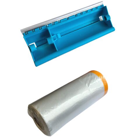 Maler Abdeckfolie 110cm x 33m auf Rolle mit Folienspender