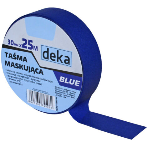 Malerband, blau, 30 mm x 25 m – D-300-0003