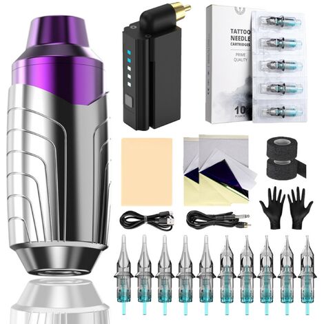 Malerei-Maschinen Malerei-Set Malerei-Stift Rücken Lippen Drahtlose, Geeignet für Anfänger und professionelle Tätowierer, KINSI
