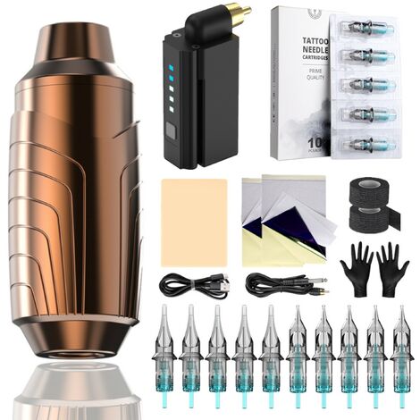 Malerei-Maschinen Malerei-Set Malerei-Stift Rücken Lippen Drahtlose, Geeignet für Anfänger und professionelle Tätowierer, KINSI
