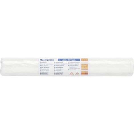 Malerplane LDPE 15 m² 2 x 50 m 100m², transparent sehr guter Schutz